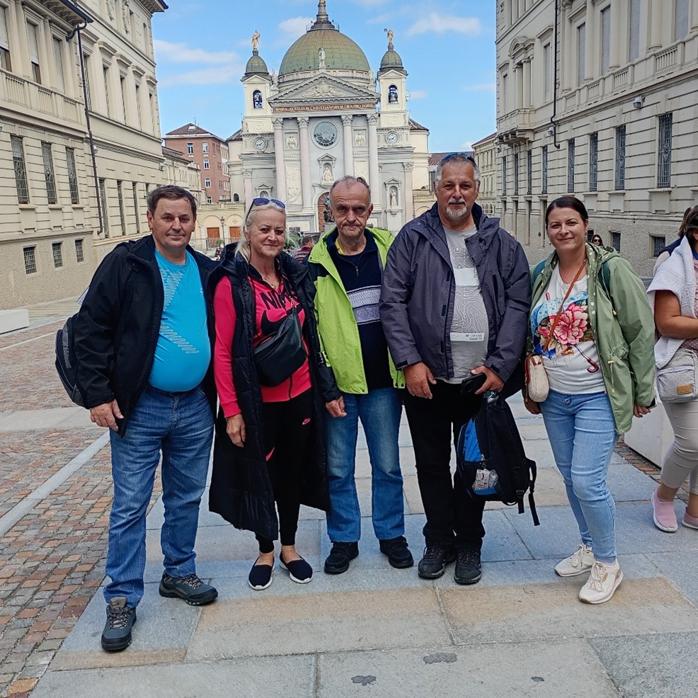 Naši prijímatelia sociálnej služby s doprovodom v Benátkach.