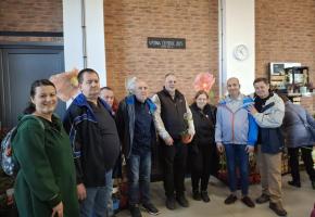 Klienti a zamestnanci DSS Zavar na výstave čemeríc v Trnave
