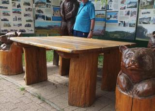 Park miniatúr Podolie- drevo